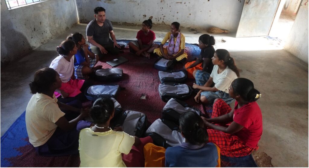 From Shadows to Stars 2 Anima is Attending the Digital learning program conducted at her village e1695809956811