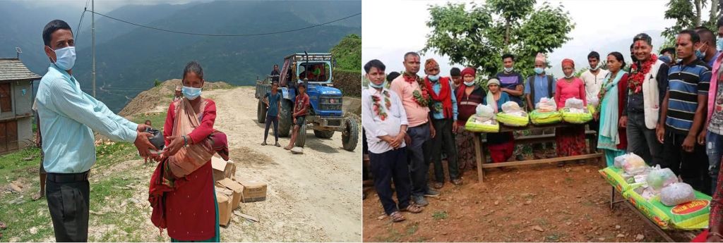 Food relief distribution to postnatal mothers