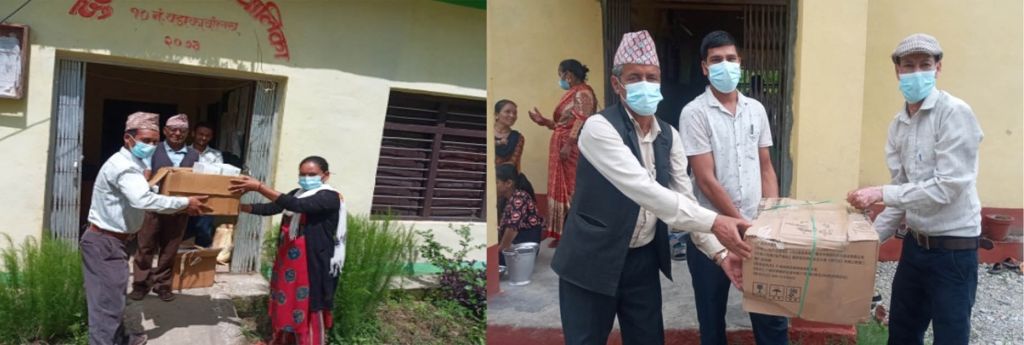 Medical instruments provided to health centre
