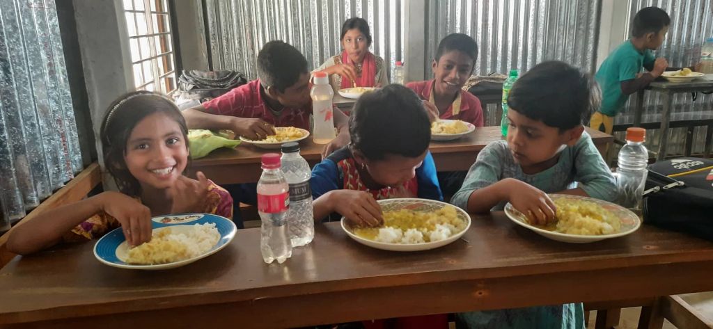 Feeding Program In Bangladesh Adventist School Gives New Life to Kids 2 Feeding Pictue March 2022 1