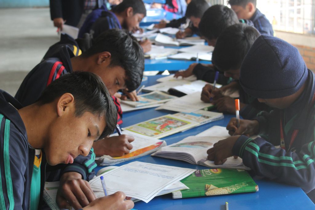 Our Adventist School Children in Nepal Had A Busy Month 3 handwriting-3AN