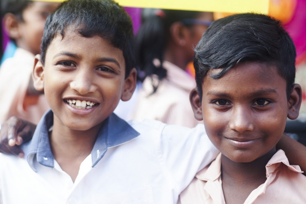 Boys in Chennai program