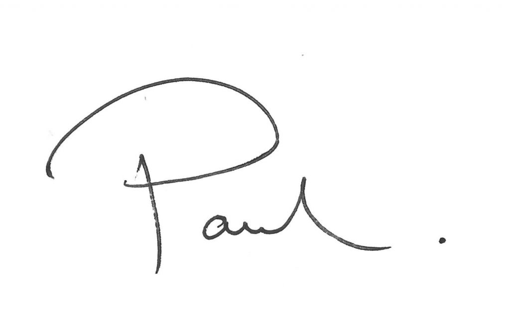 From Our CEO 1 Paul High