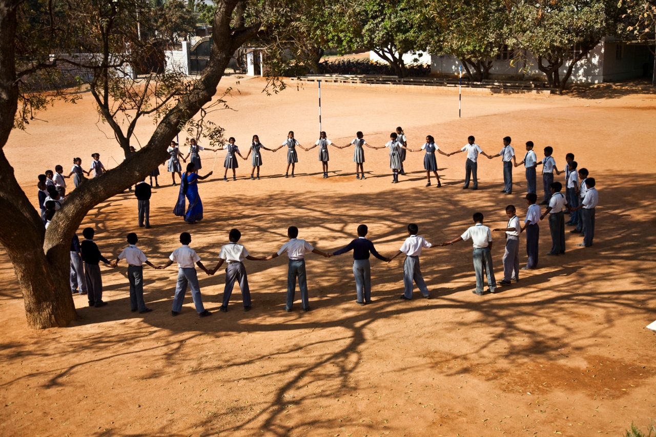 Sunshine school children