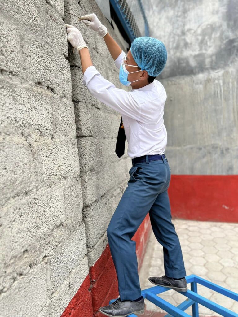 A Fun Day Without Books and Bags at our Adventist School in Nepal 2 Zenith cleaning